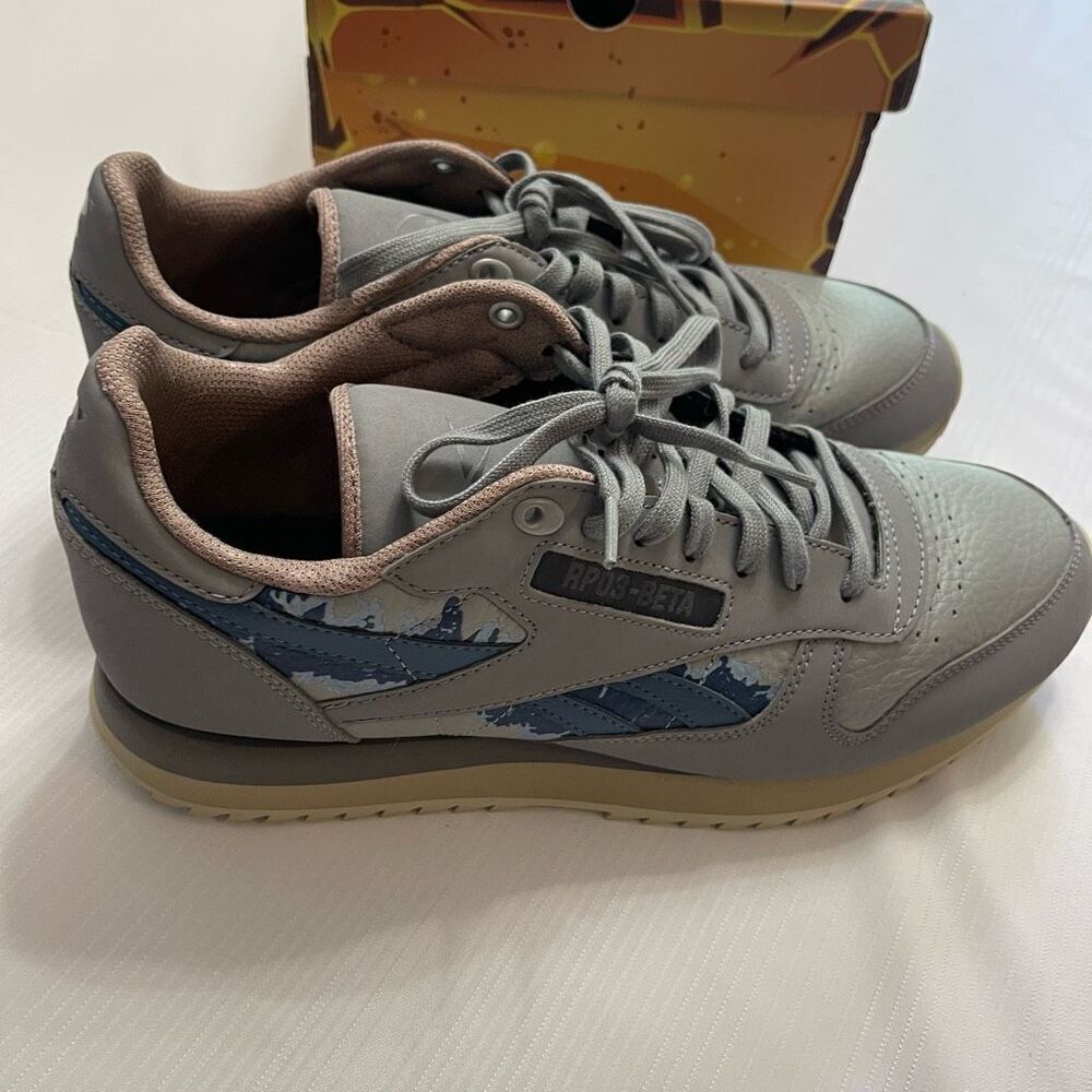 Reebok x Jurassic Park Leather Ripple Sneakers Shoes HQ6253 Size 11
